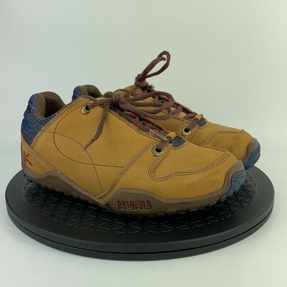 KURU Kruzr 11 Brown Leather Driving Hiking Shoes 200813 Women's Size 6 - Picture 3 of 11